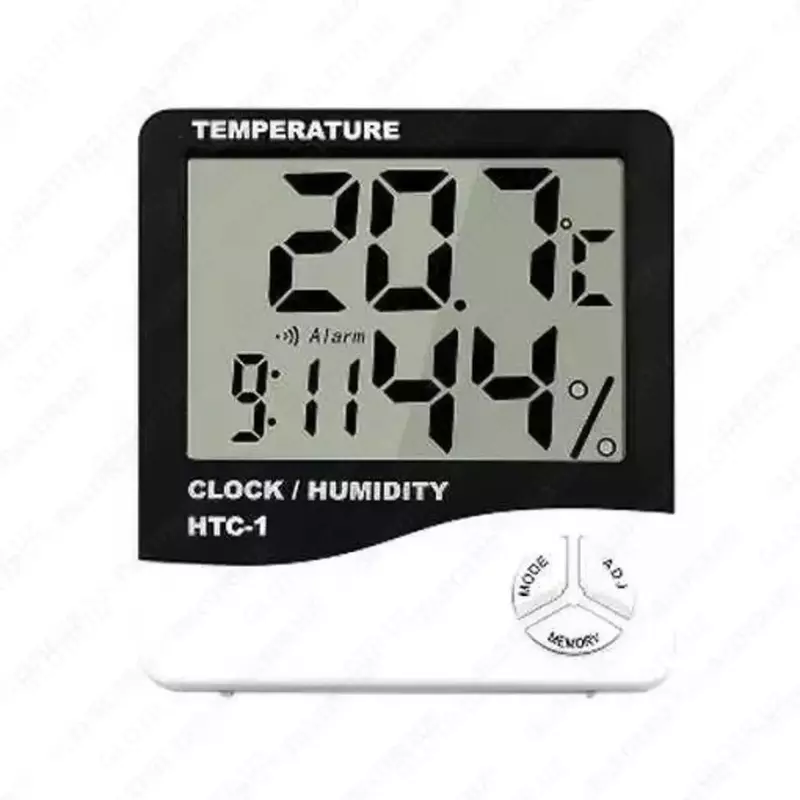  Termometr hygrometer raqamli HTC-1 uy uchun-harorat va namlikni olchash - 