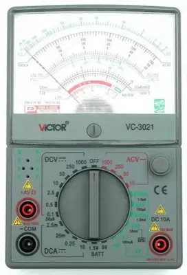 Victor VC3021 — мультиметр аналоговый