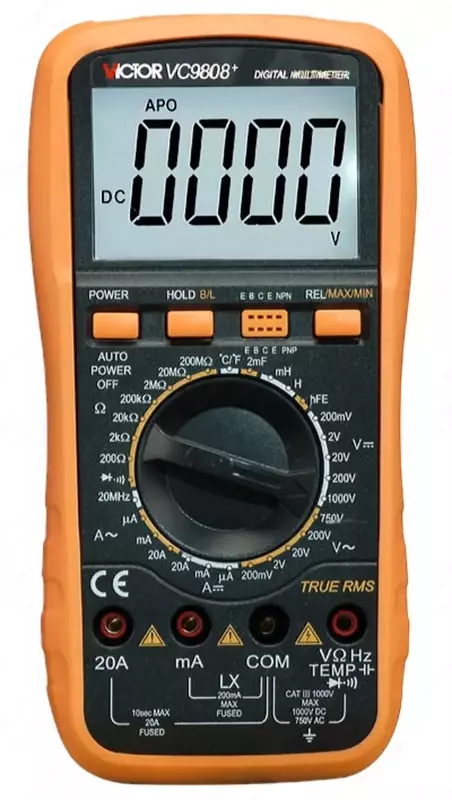 Viktor VC9808+ - raqamli multimetr
