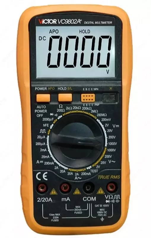 Viktor VC9802A+ - raqamli multimetr