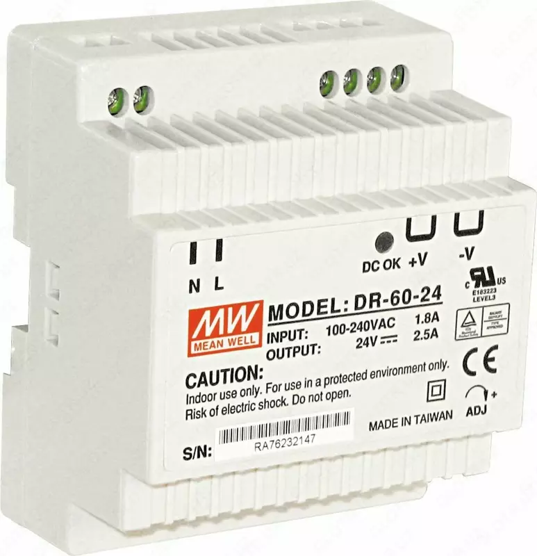 DR-60-24 Блок питания MEAN WELL