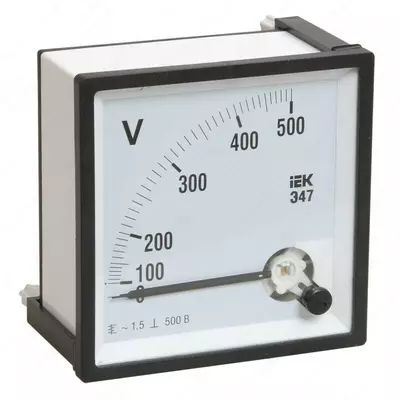 Вольтметр Э47 100В кл. точн. 1 5 72х72мм