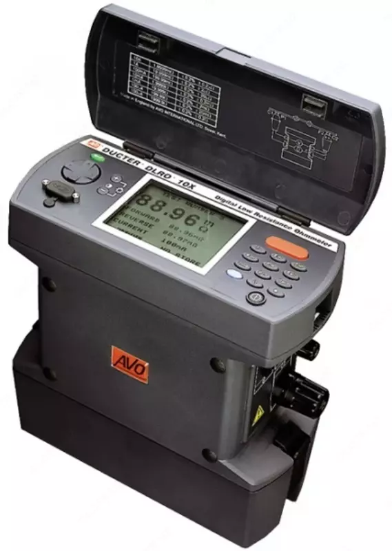 DLRO10 — цифровой микроомметр (без тестовых проводов)