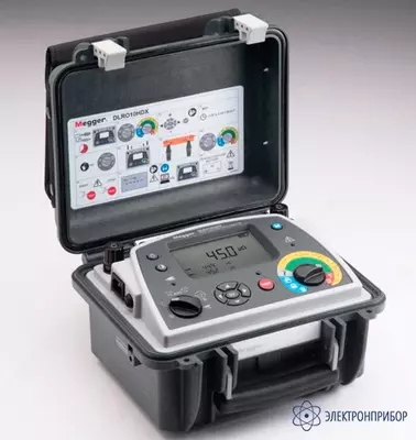 DLRO10HDX - Raqamli mikroohmmetr (sinov otkazgichlari yoq)