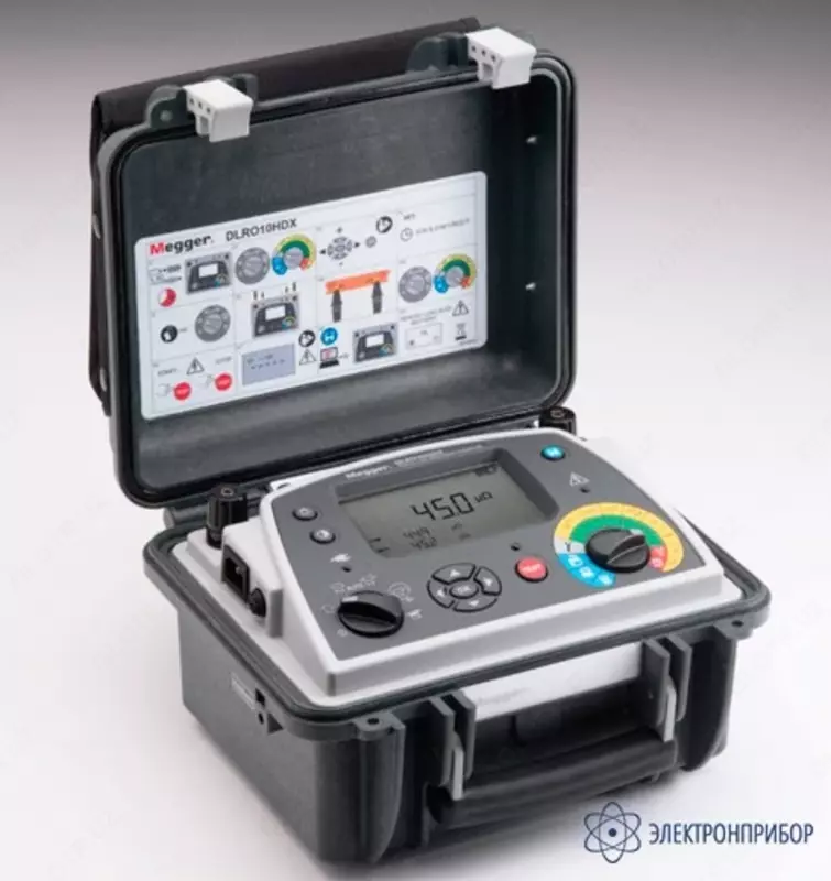 DLRO10HDX - Raqamli mikroohmmetr (sinov otkazgichlari yoq)
