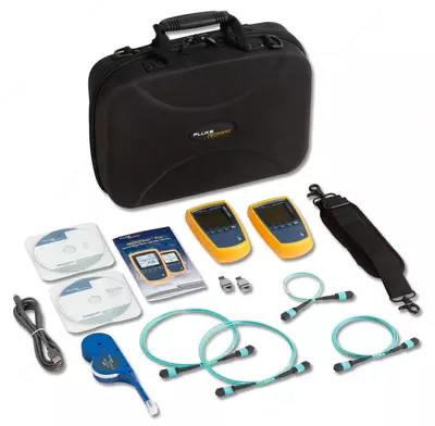 Fluke MultiFiber Pro — измеритель оптической мощности и комплекты для тестирования оптоволокна