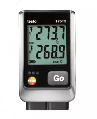 testo 175 T3 — 2х-канальный логгер данных температуры с разъемом для внешнего зонда (типа T и K)