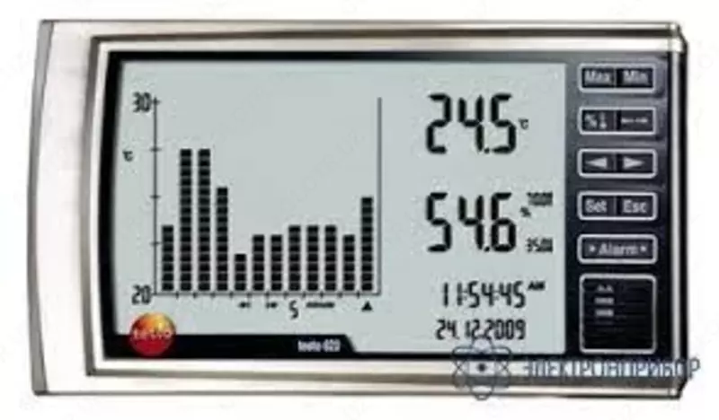 testo 623 - tendentsiya funktsiyasi bilan harorat va namlikni aniq olchash moslamasi