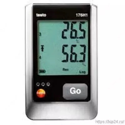 testo 176 H1 — 4х-канальный логгер данных температуры и влажности с разъемами для внешних зондов (NTC/емкостный сенсор влажности)