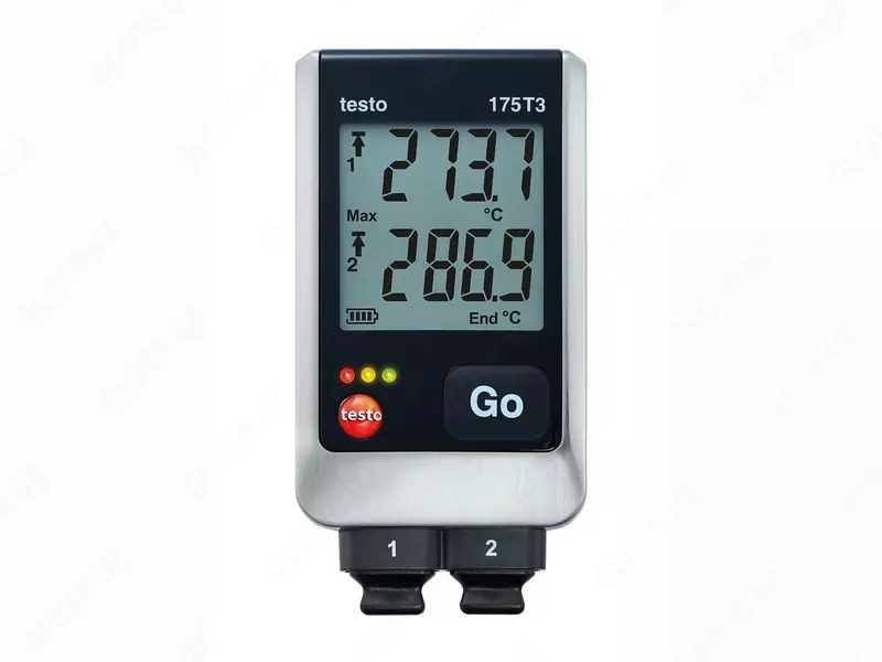 testo 175 T3 — 2х-канальный логгер данных температуры с разъемом для внешнего зонда (типа T и K)