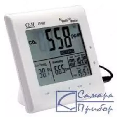 DT-802 - soat va kalendar bilan ish stoli havo sifati analizatori