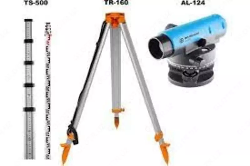 INSTRUMAX AL-124+ TS-500+ TR-160 — optik darajalar  xodimlar va shtativlar toplami