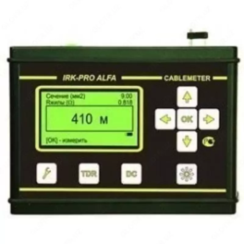 CableMeter E — рефлектометр + мост для измерения длины и входного контроля силового кабеля