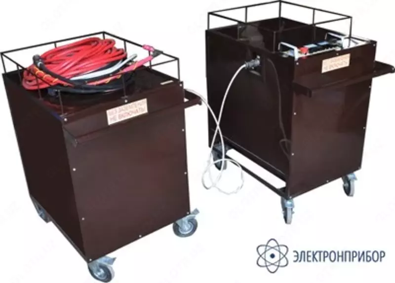 SVPA - akustik zarba tolqini generatori bilan kabellarni yoqish uchun yuqori voltli stend