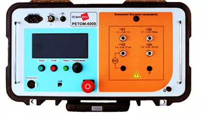 RETOM-6000 Elektr quvvati va izolyatsiyaga chidamliligini o'lchash uchun qurilma