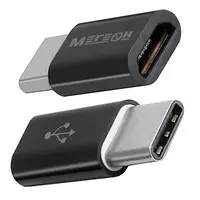 МЕГЕОН 33203К — переходник (USB-C папа - microUSB мама)