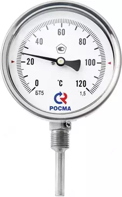 Korroziyaga chidamli bimetalik termometrlar TBN-100k  TBN-80k