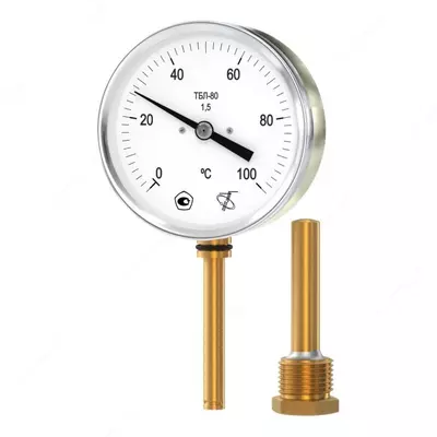 Термометры биметаллические ТБЛ-63  ТБЛ-80  ТБЛ-100  ТБЛ-150