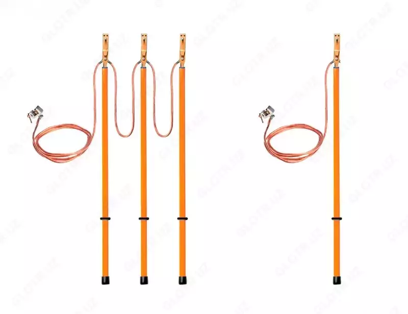 ЗПЛ-10-1/1-50 — заземление переносное линейное однофазное (фазный зажим винтовой)