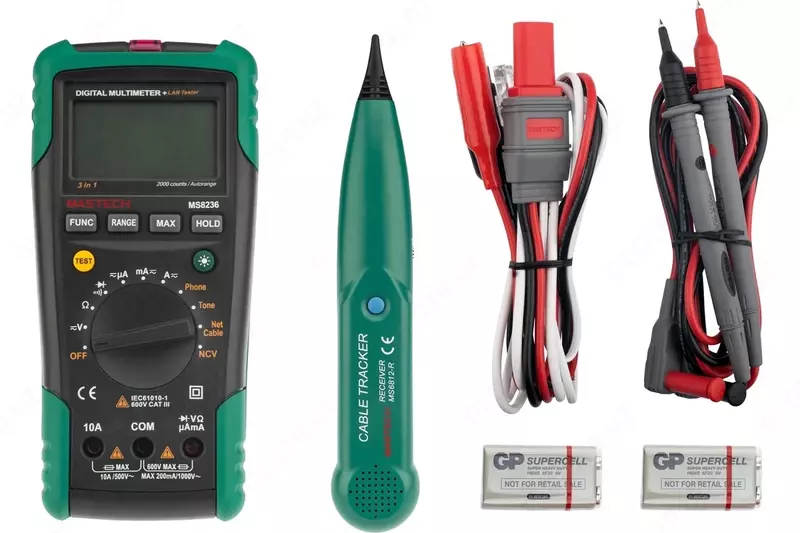   MS8236 - raqamli multimetr + simi tekshirgich + kuchlanish detektori