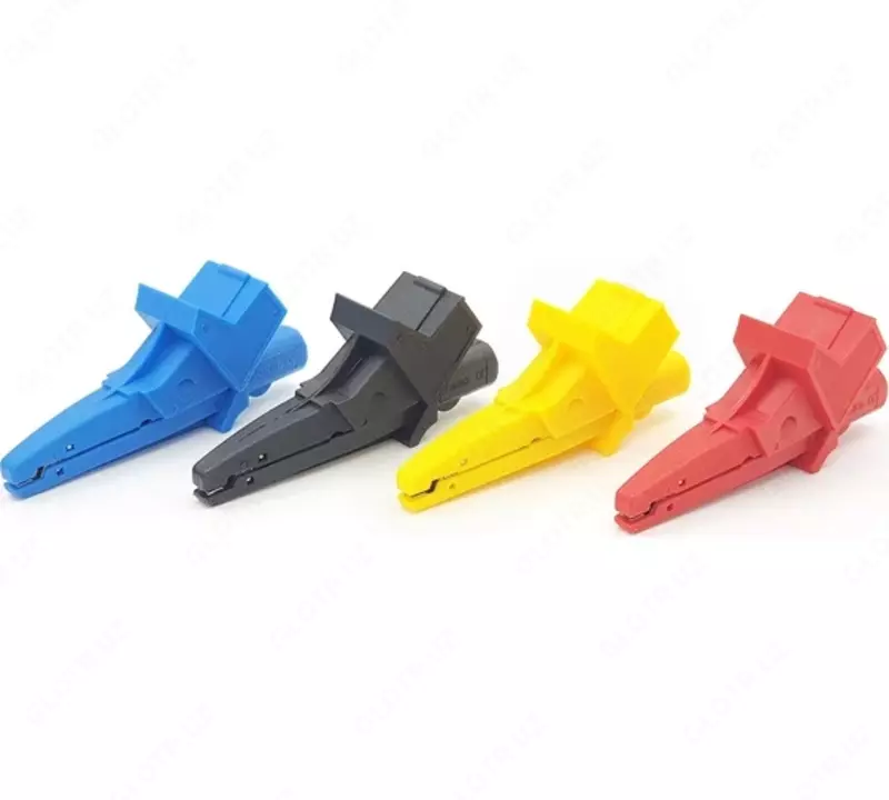  WAKROBU20K02 — зажим Крокодил изолированный голубой K02 - 