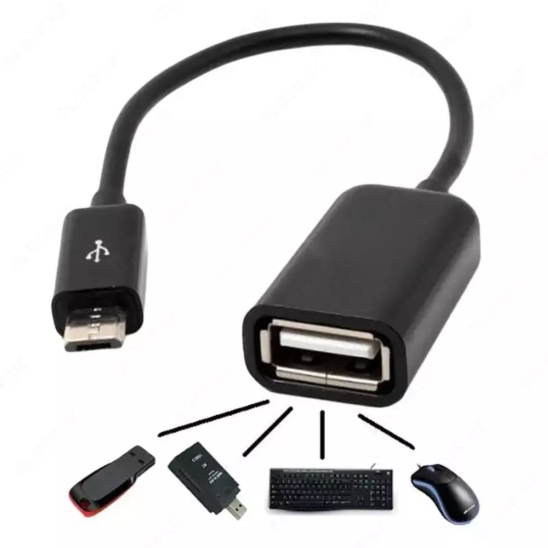  Кабель OTG МЕГЕОН ( microUSB-USB ) - 