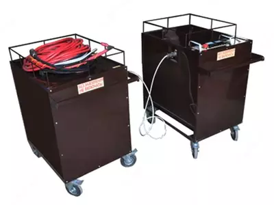 SVPA - akustik zarba tolqini generatori bilan kabellarni yoqish uchun yuqori voltli stend