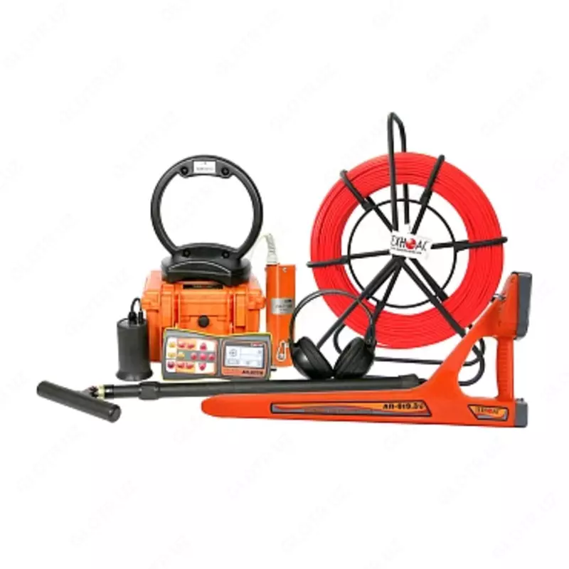   Muvaffaqiyat TPT-529KAZ - Zand funktsiyasi va GPS/GLONASS koordinatalarini saqlash funktsiyasi bilan metall bolmagan va metall quvurlarni diagnostika qilish uchun qochqinlarni aniqlash toplami