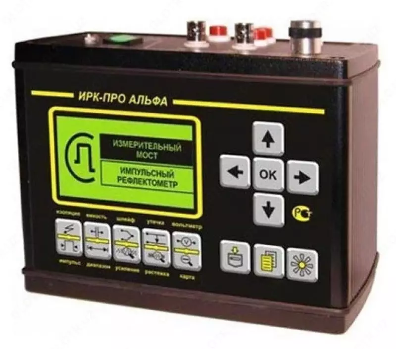  CableMeter E — рефлектометр + мост для измерения длины и входного контроля силового кабеля - 