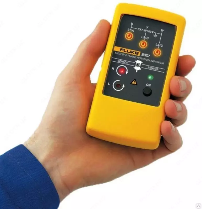  Fluke 9062 — индикатор чередования фаз и вращения электродвигателя - 