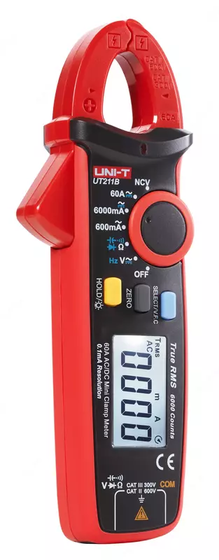  UNI-T UT211B — клещи токоизмерительные постоянного и переменного тока - 