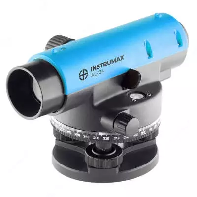 INSTRUMAX AL-124+ TS-500+ TR-160 — комплект оптического нивелира  рейки и штатива