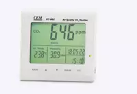   DT-802 — анализатор качества воздуха настольный с часами и календарем