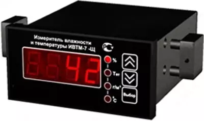   IVTM-7/1-Shch-USB - panel dizaynidagi namlik va haroratning bir kanalli statsionar hisoblagichi