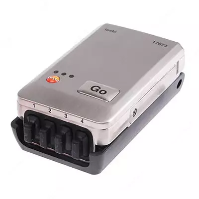  testo 176 T3 — 4х-канальный логгер данных температуры в металлическом корпусе с разъемом для внешнего зонда (т/п типа T  типа K и типа J) - 