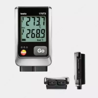  testo 175 T3 — 2х-канальный логгер данных температуры с разъемом для внешнего зонда (типа T и K) - 