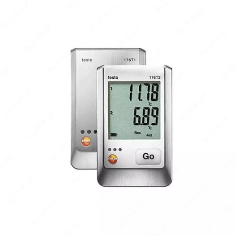 testo 176 H2 — 4х-канальный логгер данных температуры и влажности в металлическом корпусе с разъемами для внешних зондов