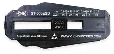   ST-500ESD - 0 25 - 0 8 mm sim uchun nozik antistatik striptizator
