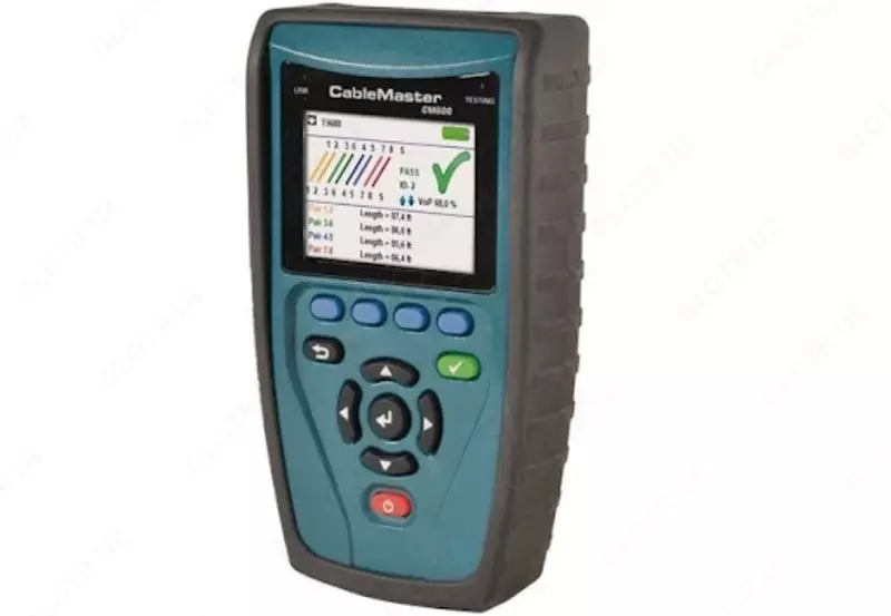   CableMaster 800 — сетевой тестер витой пары RJ45/12/11 и коаксиального кабеля (с определением длины  метод TDR)
