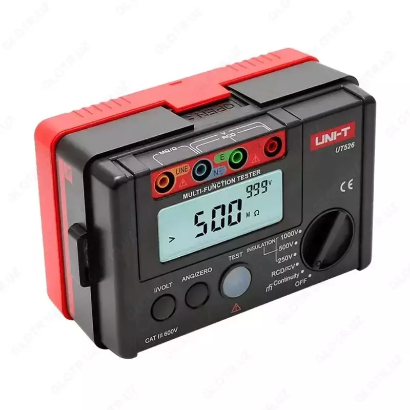   UNI-T UT526 — тестер УЗО  измеритель заземления и сопротивления изоляции цифровой