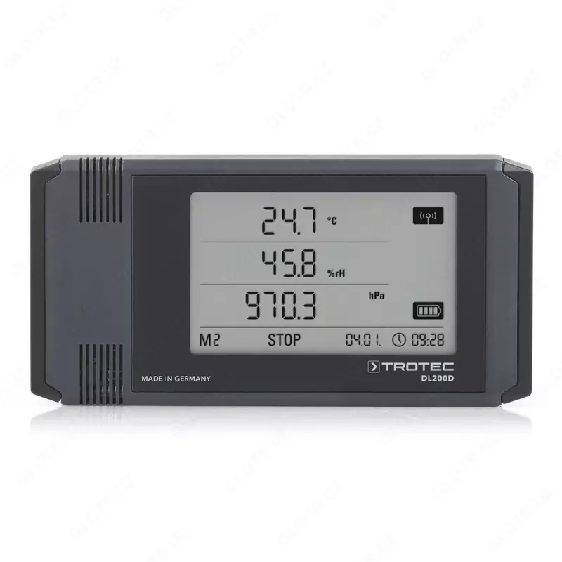 Trotec DL200D — логгер температуры, влажности, точки росы и давления