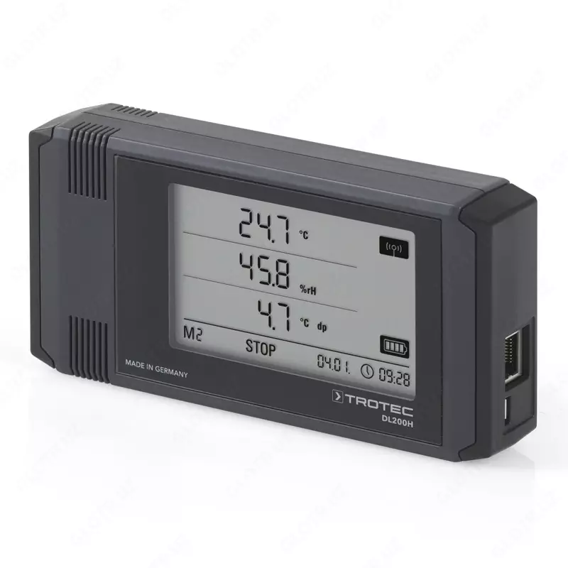 Trotec DL200D — логгер температуры, влажности, точки росы и давления