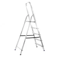  Стремянка алюминиевая 5 ступеней. Высота площадки: 102 см (СИБРТЕХ) - 