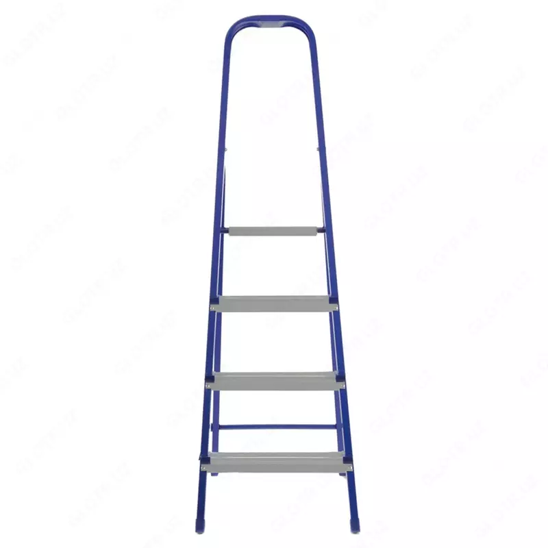   Стремянка стальная 4 ступени. Высота площадки: 80 см (СИБРТЕХ)