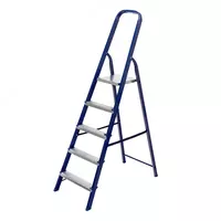 Стремянка стальная 5 ступеней. Высота площадки: 102 см (СИБРТЕХ)