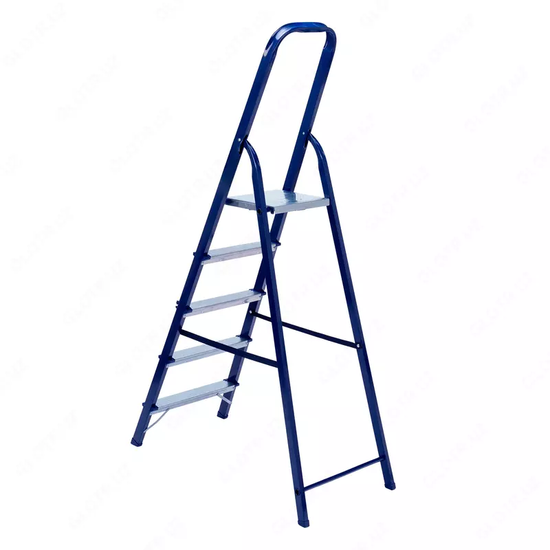  Стремянка стальная 5 ступеней. Высота площадки: 102 см (СИБРТЕХ) - 