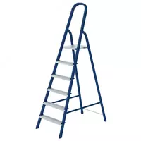  Стремянка стальная 6 ступеней. Высота площадки: 122 см//СИБРТЕХ - 