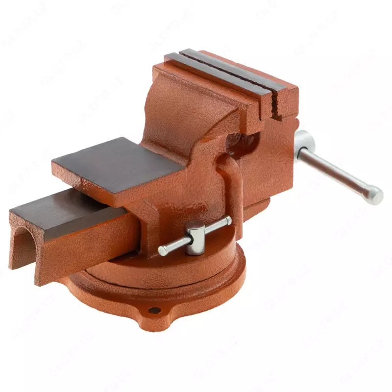  Тиски слесарные  100 мм  поворотные  с наковальней Sparta - 