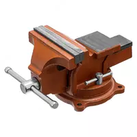 Тиски слесарные  125 мм  поворотные  с наковальней Sparta