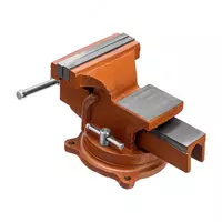  Тиски слесарные  125 мм  поворотные  с наковальней Sparta - 